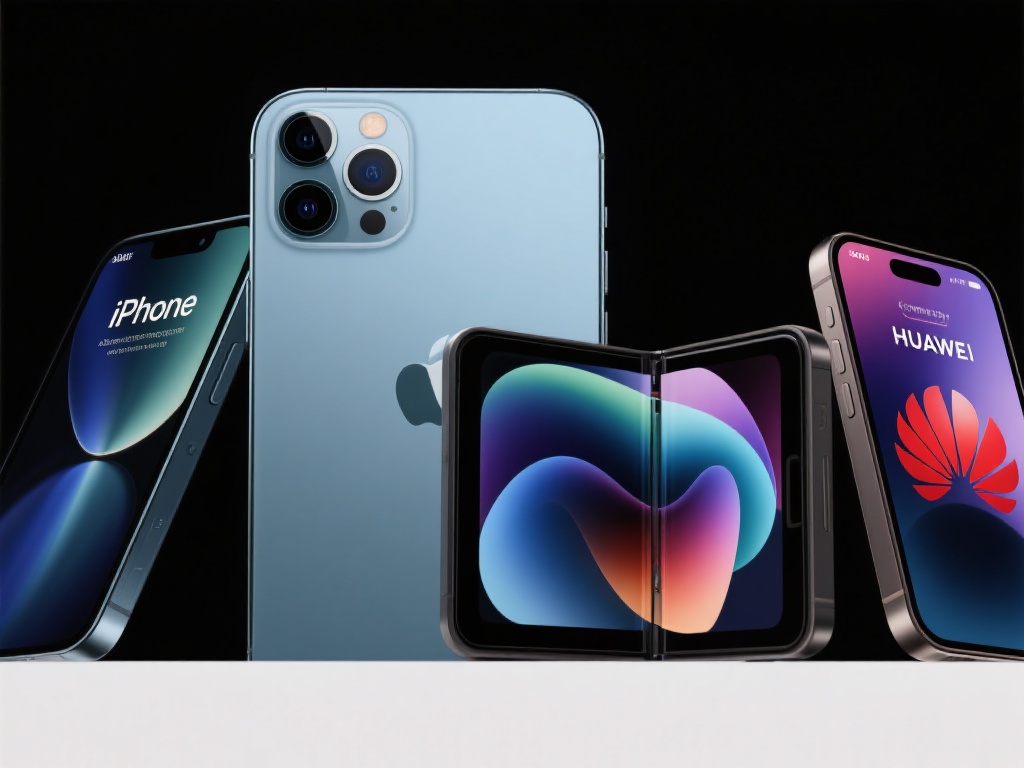 此外，高端市场的竞争也在升温。三星和华为