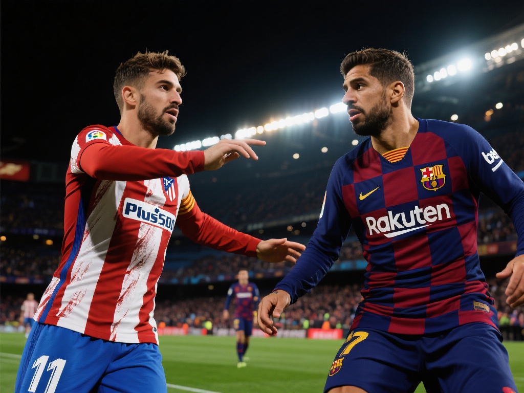 马竞对阵巴萨：决战前的关键一役