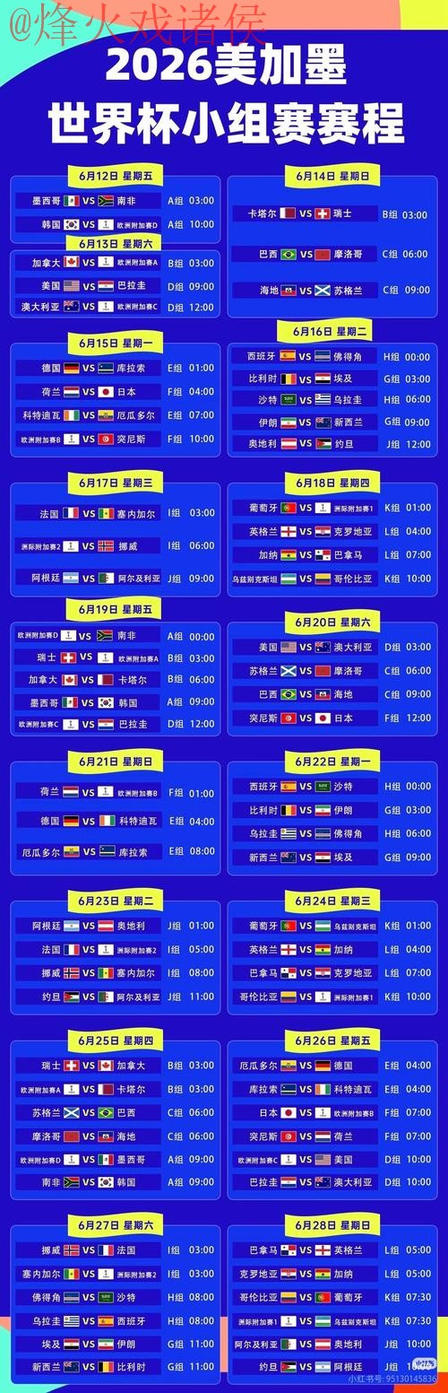 2026世界杯直播高清最新网址 2026世界杯直播高清最新网址